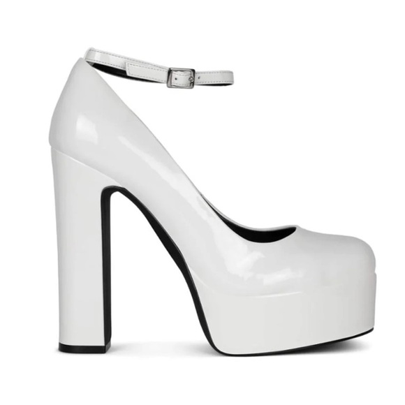 Jeffrey Campbell Okurr Ankle Strap Platform Pump - Picture 1 of 16